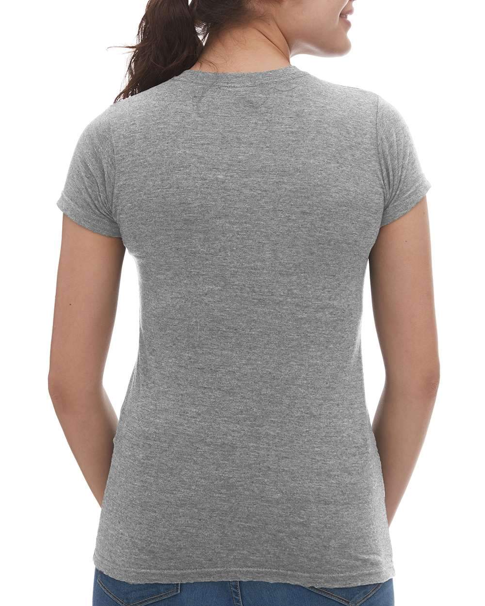 Heather Grey M&O Contour Deluxe Blend T-Shirt